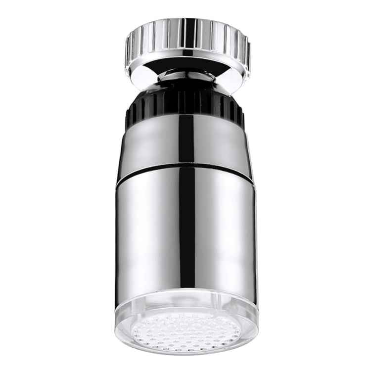 SDF-B9 1 LED ABS Temperature Sensor 3-color LED Faucet Light Water Glow Shower, Size: 58 x 28mm, Interface: 22mm (Silver)