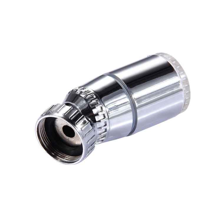 SDF-B9 1 LED ABS Temperature Sensor 3-color LED Faucet Light Water Glow Shower, Size: 58 x 28mm, Interface: 22mm (Silver)