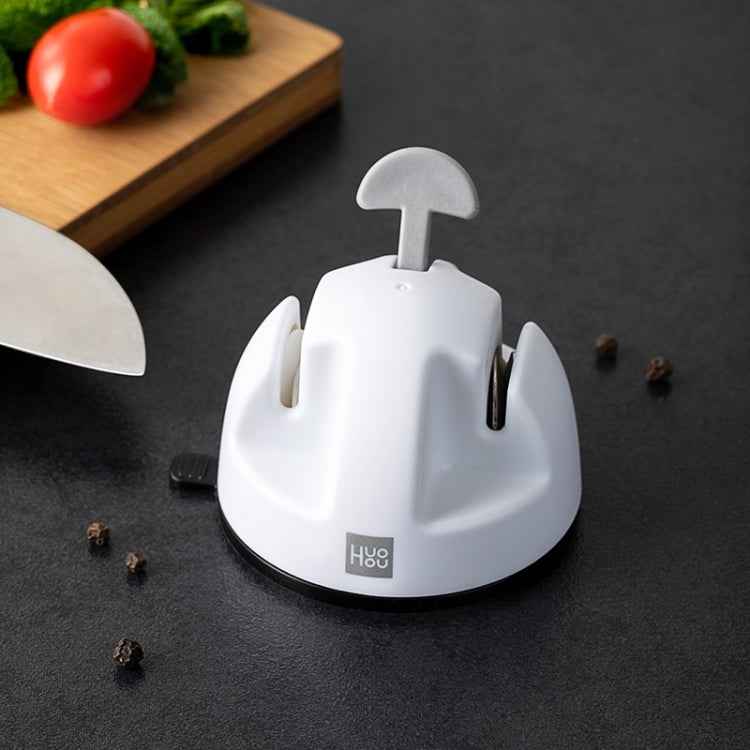 Original Xiaomi Youpin Huohou Kitchen Mini Double Wheel Knife Sharpener