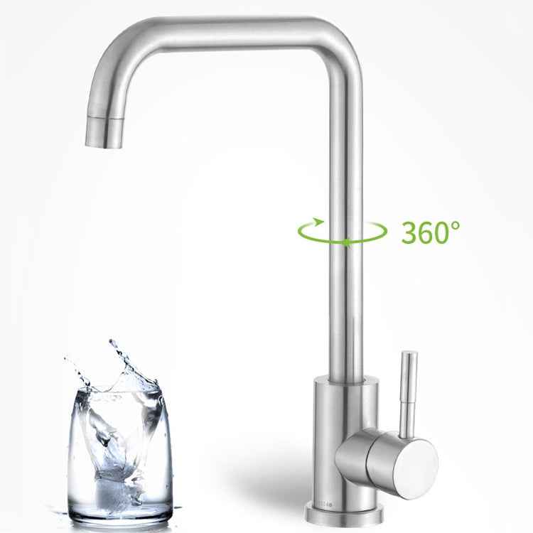 304 Stainless Steel Rotatable Faucet Sinks Cold And Hot Water Tap