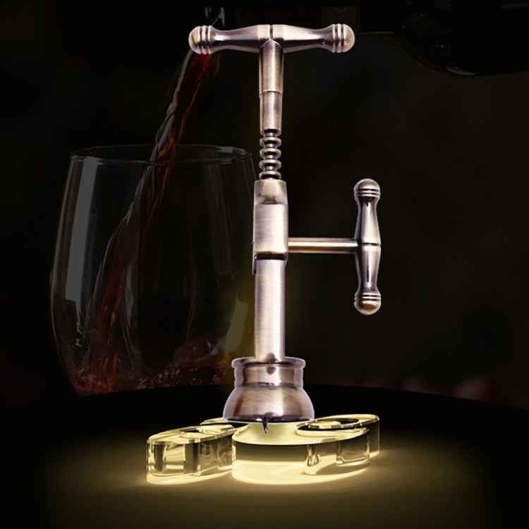 Multifunction Portable Screw Corkscrew Zinc Alloy Wine Bottle Opener, Packing: White Box