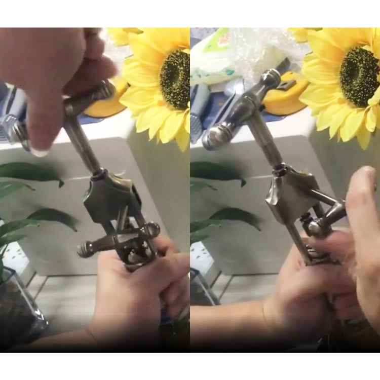 Multifunction Portable Screw Corkscrew Zinc Alloy Wine Bottle Opener, Packing: White Box