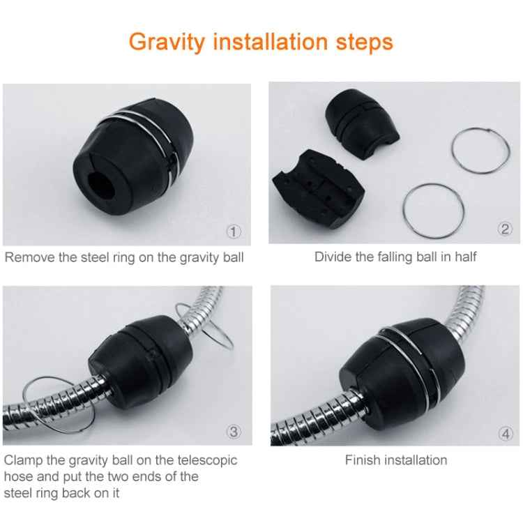 Kitchen Pull-out Faucet Hot Cold Home Retractable Rotating Faucet