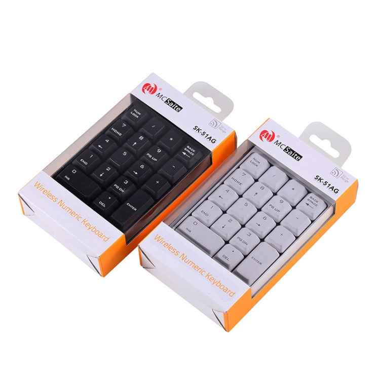MC Saite SK-51AG 2 in 1 2.4G USB Numeric Wireless Keyboard & Mini Calculator for Laptop Desktop PC