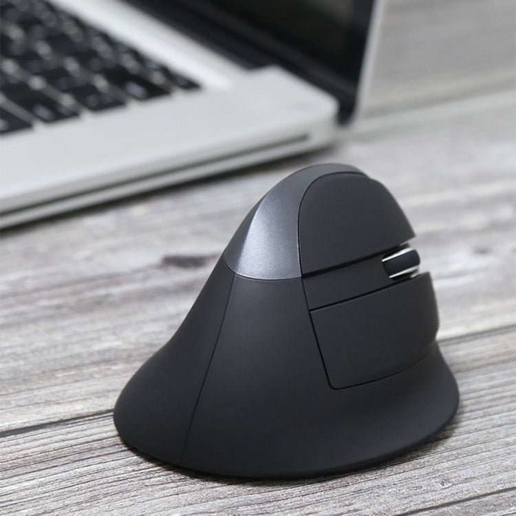DELUX M618 Mini 2.4G Wireless 2400DPI USB Rechargeable Ergonomic Vertical Mouse