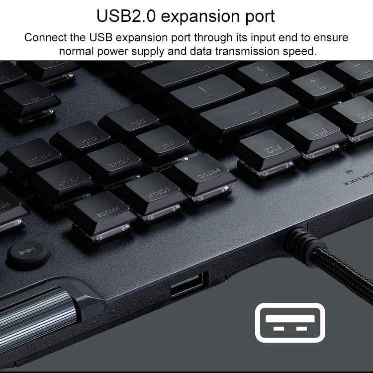 Logitech G813 RGB Mechanical Wired Gaming Keyboard (GL-Linear), Length: 1.8m