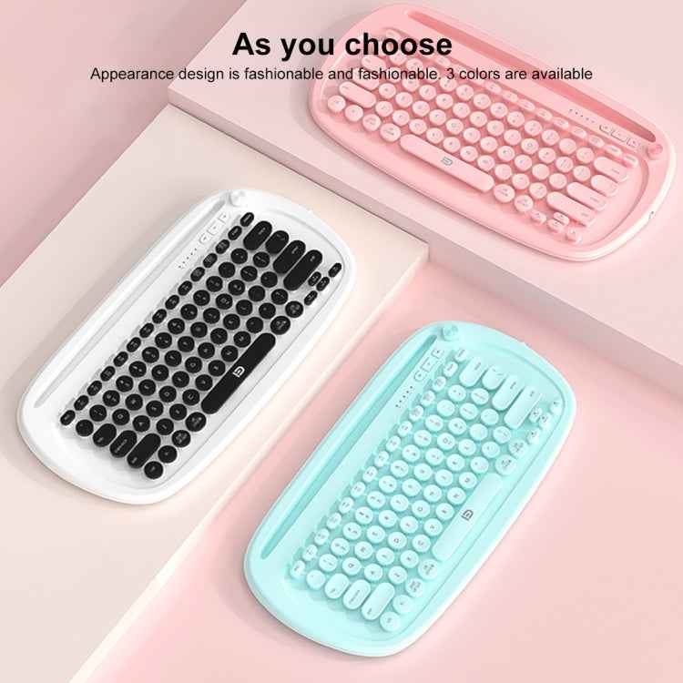 FOETOR K520t Mini Three Modes Wireless Bluetooth Keyboard