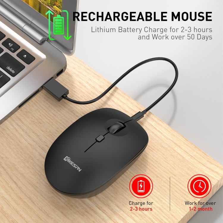 MKESPN 859 2.4G+BT5.0+BT3.0 Three Modes Wireless Mouse