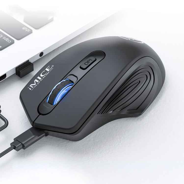iMICE G-1800 Rechargeable 4 Buttons 1600 DPI 2.4GHz Silent Wireless Mouse for Computer PC Laptop