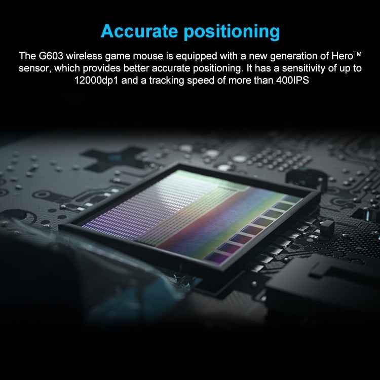 Logitech G603 Hero LIGHTSPEED 12000DPI 2.4GHz Wireless Bluetooth Dual Mode Mouse