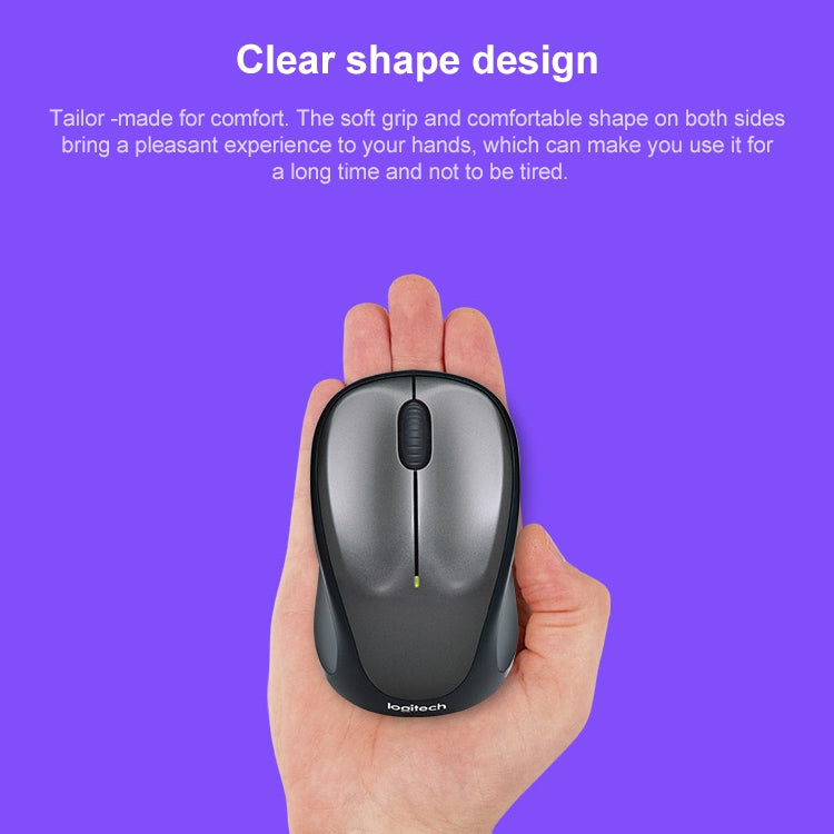 Logitech M235 1000DPI 2.4GHz Ergonomic Wireless Mouse