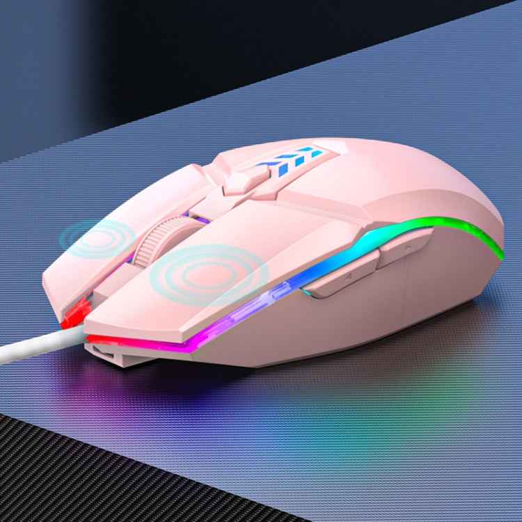 S700 Colorful Light USB Wired Office Gaming Mouse