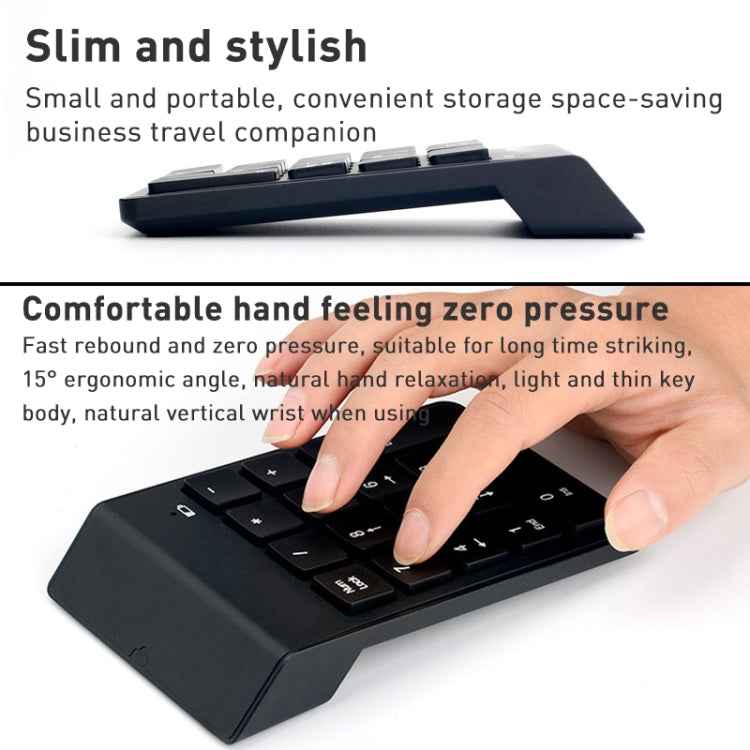 MC Saite 2129RF 18 Keys Wireless 2.4G Numeric Keyboard