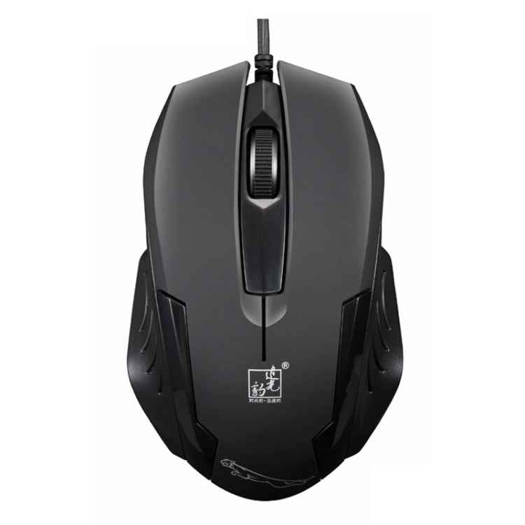Chasing Leopard 512G USB Frosted Wired Optical Gaming Mouse, Length: 1.3m