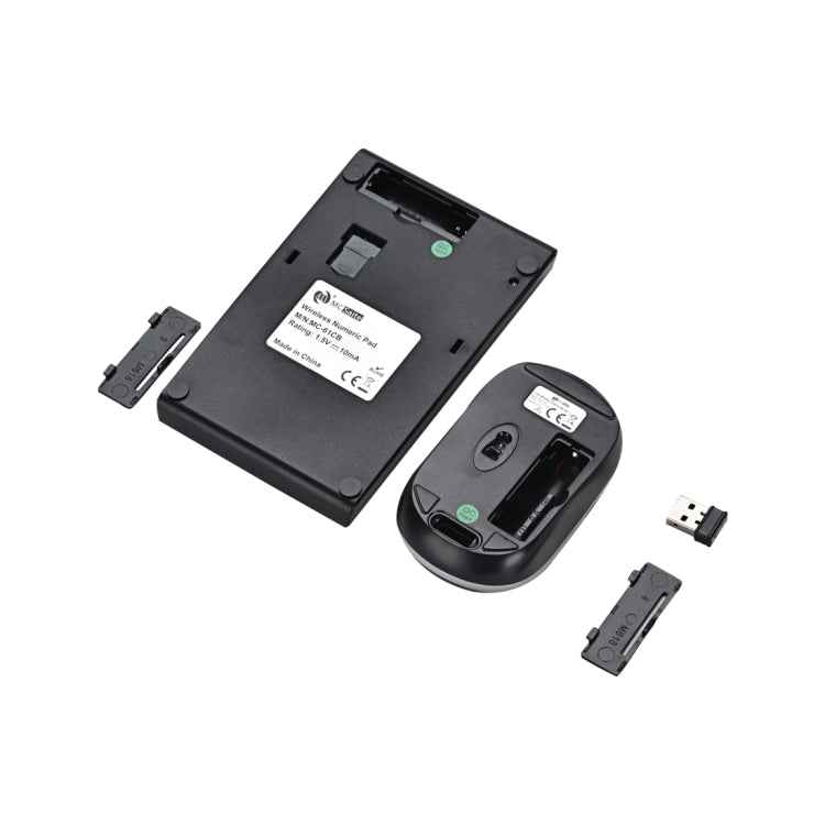 MC Saite MC-61CB 2.4GHz Wireless Mouse + 22 Keys Numeric Pan Keyboard with USB Receiver Set for Computer PC Laptop