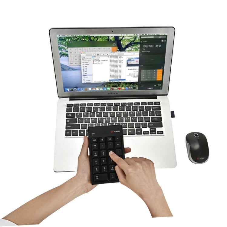 MC Saite MC-61CB 2.4GHz Wireless Mouse + 22 Keys Numeric Pan Keyboard with USB Receiver Set for Computer PC Laptop