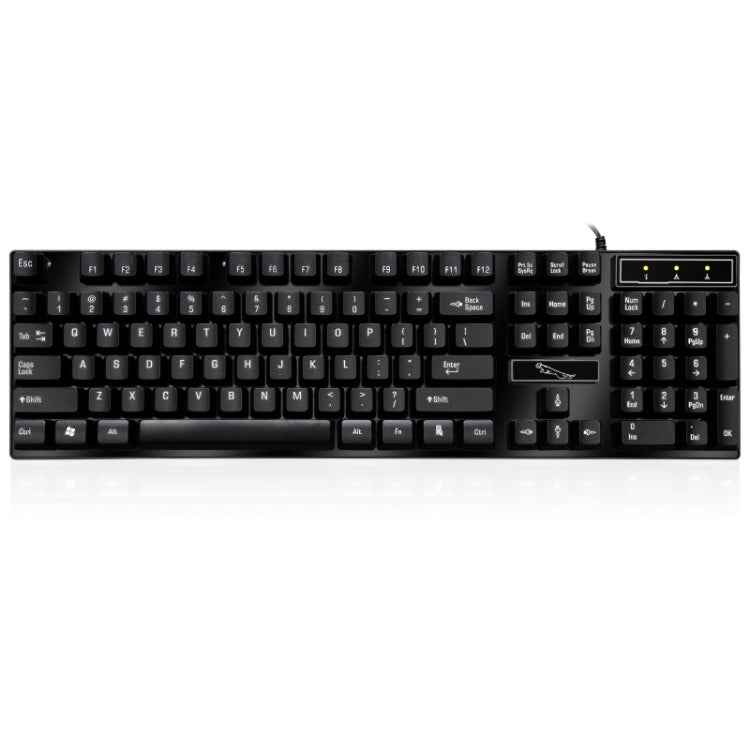 ZGB Q17 104 Keys USB Wired Suspension Gaming Office Keyboard for Laptop, PC