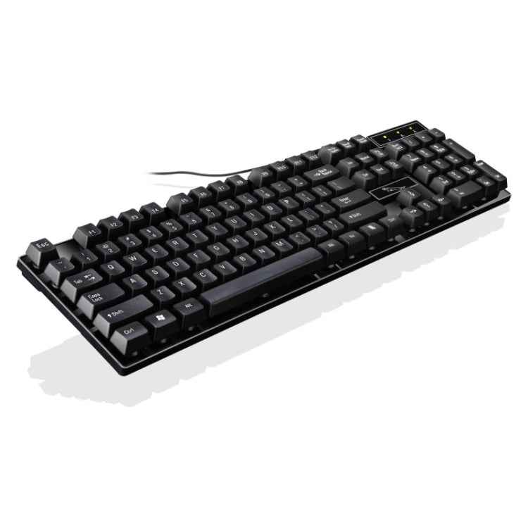 ZGB Q17 104 Keys USB Wired Suspension Gaming Office Keyboard for Laptop, PC