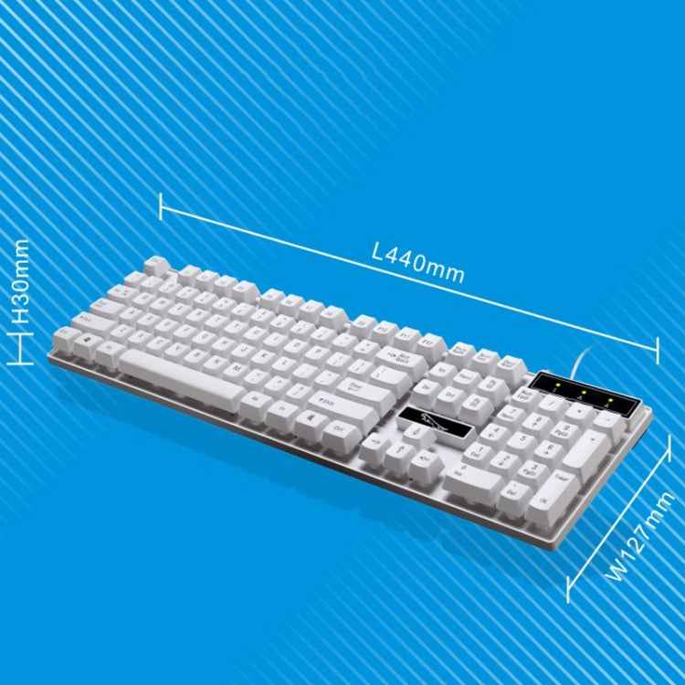 ZGB Q17 104 Keys USB Wired Suspension Gaming Office Keyboard for Laptop, PC