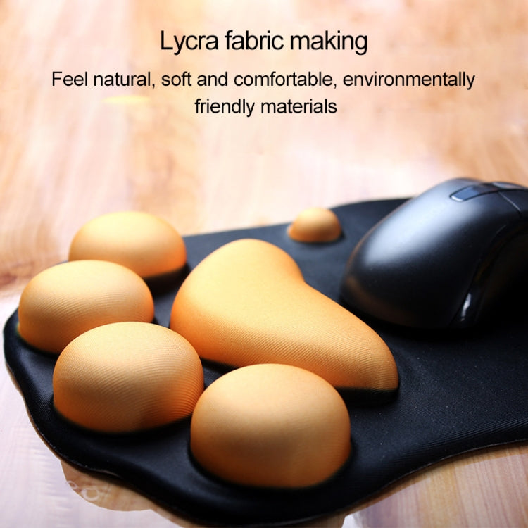 MONTIAN Cat Claw Shape Slow Soft Bracer Non-slip Silicone Mouse Pad