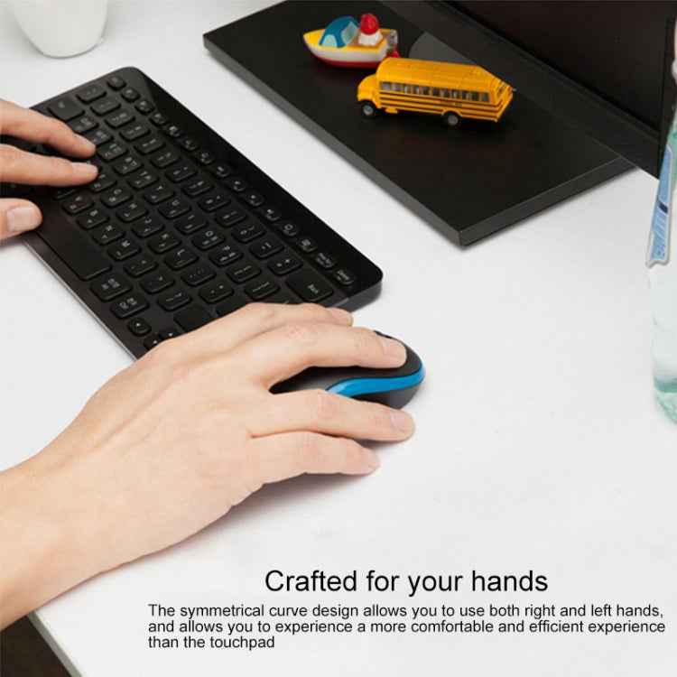 Logitech M185 2.4GHz 3-keys 1000DPI Wireless Optical Mouse, Wireless Range: 10m