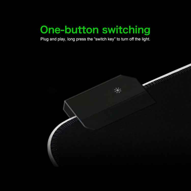 Computer Monster Pattern Illuminated Mouse Pad, Size: 35 x 25 x 0.4cm