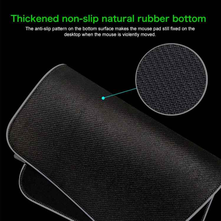 Computer Monster Pattern Illuminated Mouse Pad, Size: 35 x 25 x 0.4cm