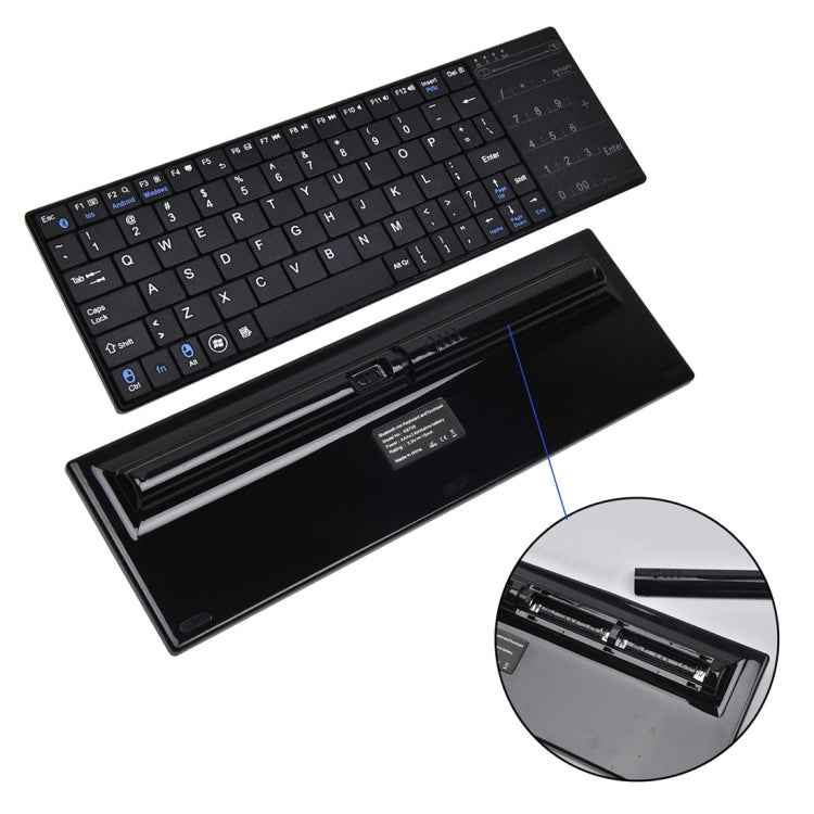 K-07 ABS Wireless Chargeable Bluetooth Touch Keyboard