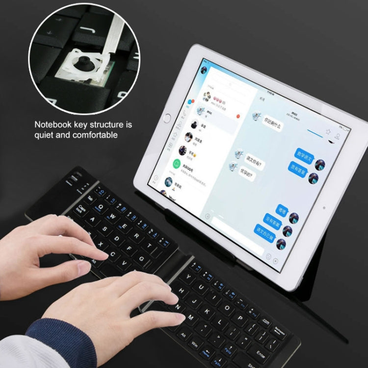 Clavier sans fil Bluetooth pliable à 67 touches, chargement USB, K018