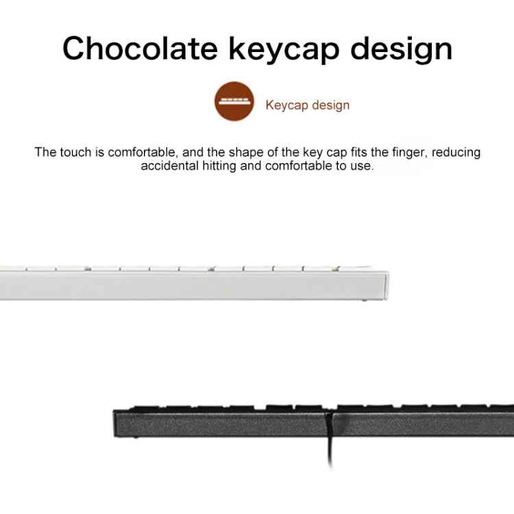 Lenovo K5819 Office Simple Ultra-thin Wired Keyboard