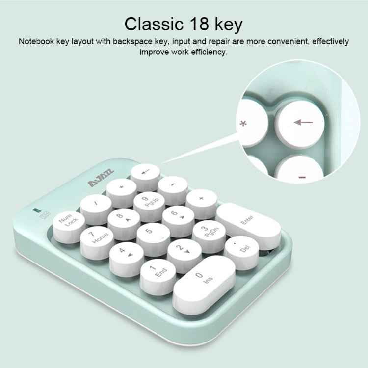 Ajazz AK18 2.4G Mini Wireless Mixed Color Keys Numeric Keyboard