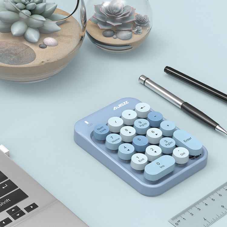 Ajazz AK18 2.4G Mini Wireless Mixed Color Keys Numeric Keyboard
