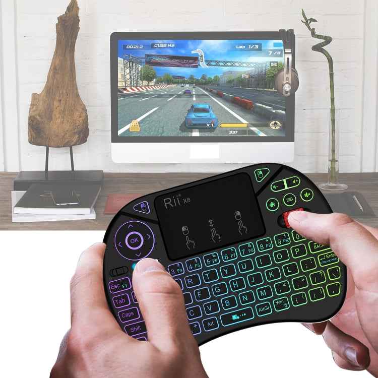 2.5 inch Touchpad Combo with Backlight(Black), Rii X8