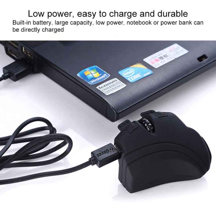 GM306DM Bluetooth + 2.4GHz Dual-mode Lazy Finger Ring Mouse Rechargeable Wireless Mouse