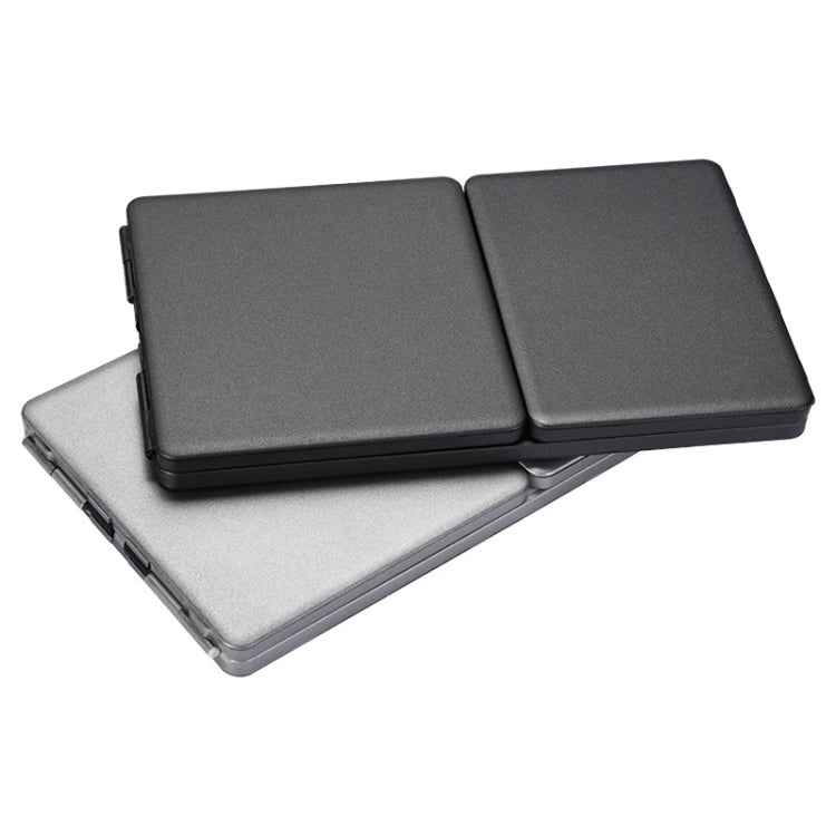 GK408 Three-fold Rechargeable Wireless Bluetooth Keyboard with Touchpad, Support Android / IOS / Windows