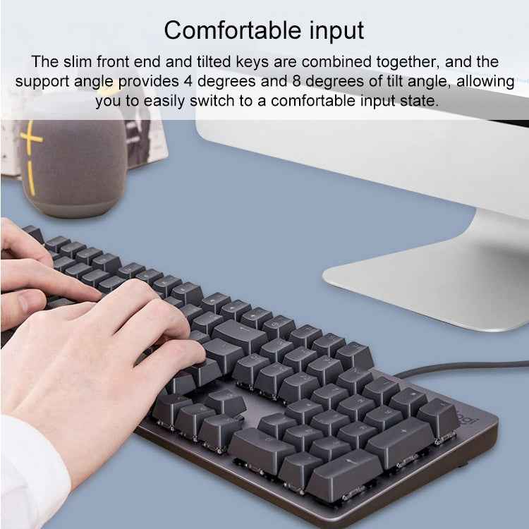 Logitech K845 CHERRY Blue Axis Backlit Mechanical Wired Keyboard, Cable Length: 1.8m