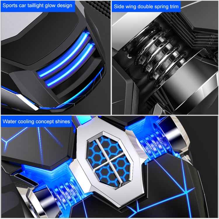 YINDIAO 3200DPI 4-modes Adjustable 7-keys RGB Light Wired Gaming Mechanical Mouse, Style: Audio Version