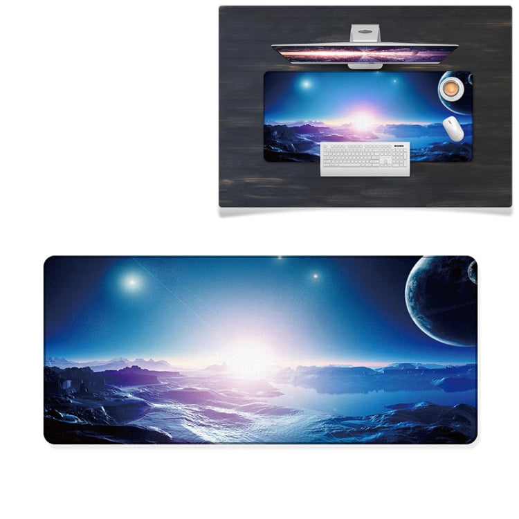 YINDIAO Large Rubber Mouse Pad Anti-skid Gaming Office Desk Pad Keyboard Mat, Size: 800x300mm (Universe), KB7660A, KB7660C, KB7660D, KB7660E, KB7660F