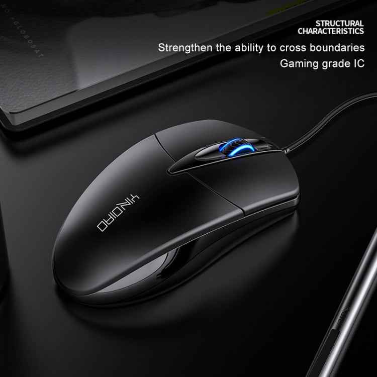 YINDIAO G2 1000DPI 3-keys RGB Light Wired Business Mouse
