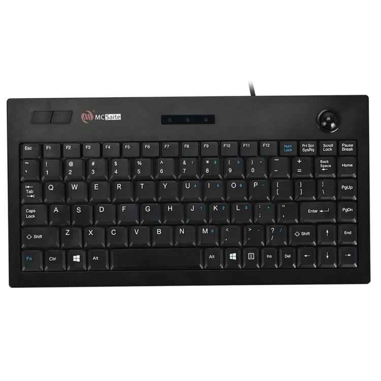 MC Saite MC-9712 Wired 88 Keys Multimedia Computer Keyboard with Trackball for Windows