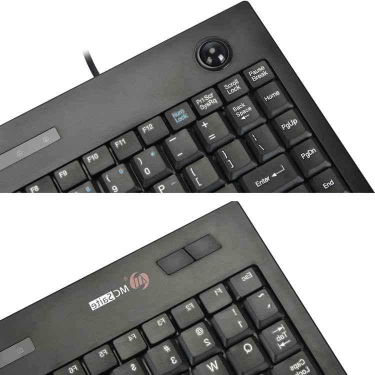 MC Saite MC-9712 Wired 88 Keys Multimedia Computer Keyboard with Trackball for Windows
