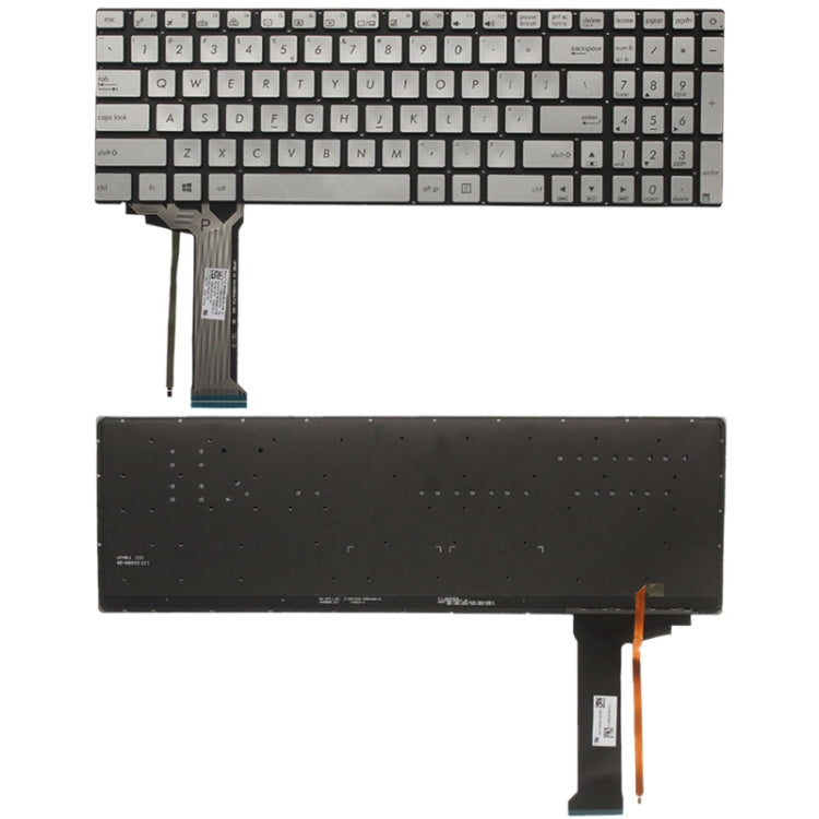 US Keyboard with Backlight for Asus GL551 GL551J GL551JK GL551JM GL551JW GL551JX G552 G552V G552VW G552VX FZ50JX GL752VW GL742VW