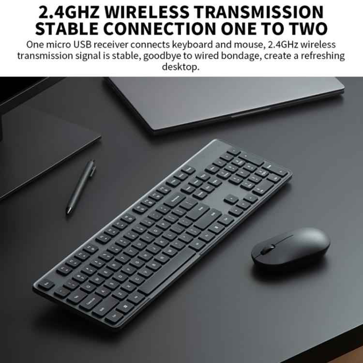 Original Xiaomi 2.4GHz Wireless Keyboard + Mouse Set for Notebook Desktop Laptop