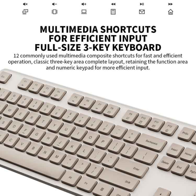 Original Xiaomi 2.4GHz Wireless Keyboard + Mouse Set for Notebook Desktop Laptop