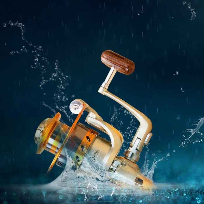 YUMOSHI Ball Bearings Rocker Handle Wheel Seat Fishing Spinning Reel