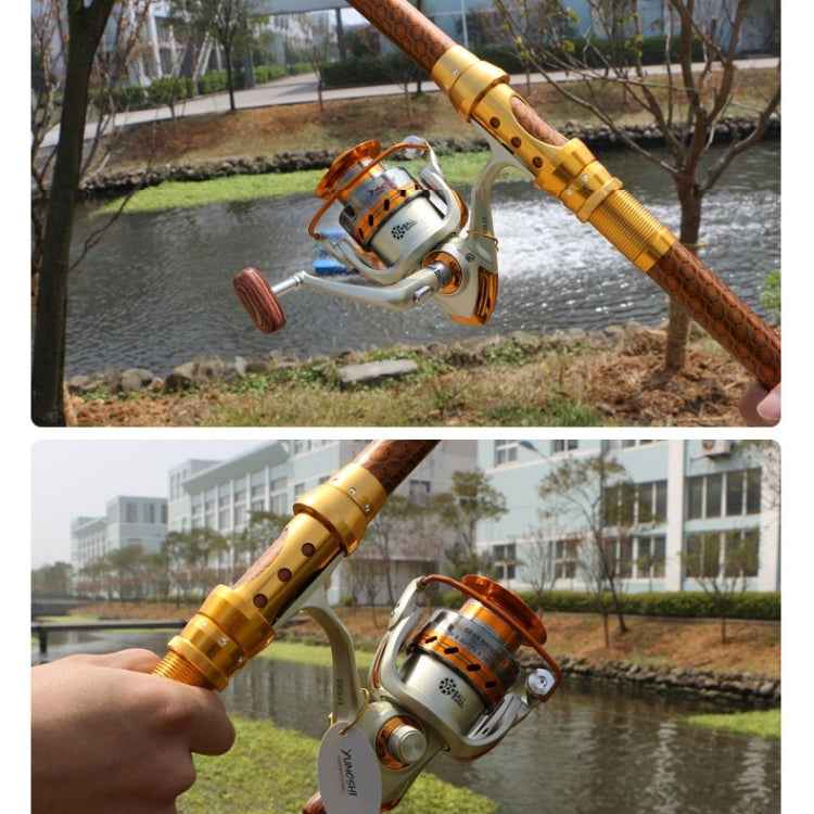 YUMOSHI Ball Bearings Rocker Handle Wheel Seat Fishing Spinning Reel