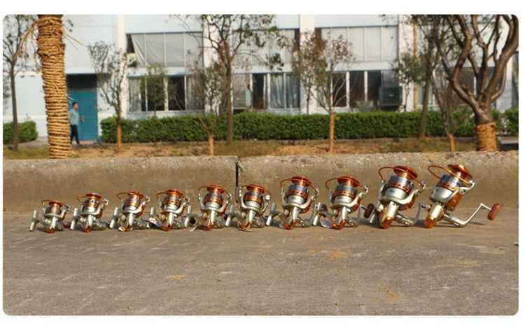 YUMOSHI Ball Bearings Rocker Handle Wheel Seat Fishing Spinning Reel