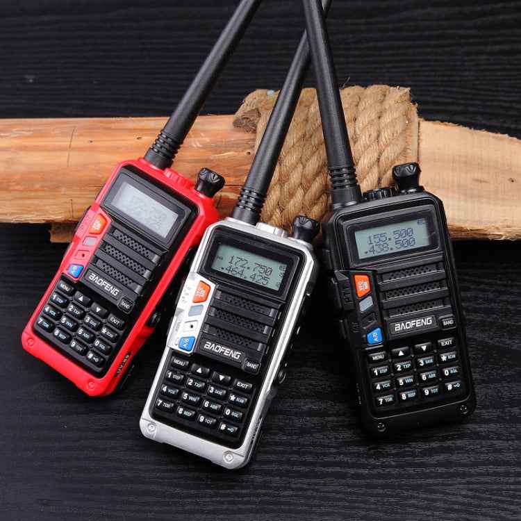 Baofeng BF-UV5R Plus S9 FM Interphone Handheld Walkie Talkie, US Plug