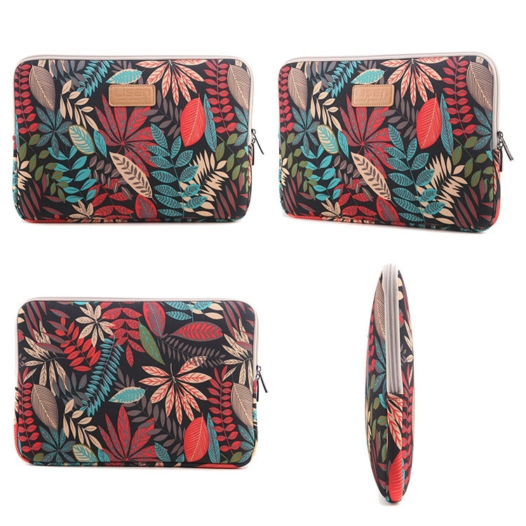 Lisen 6.0 inch Sleeve Case Colorful Leaves Zipper Briefcase Carrying Bag for Amazon Kindle, 6.0 inch