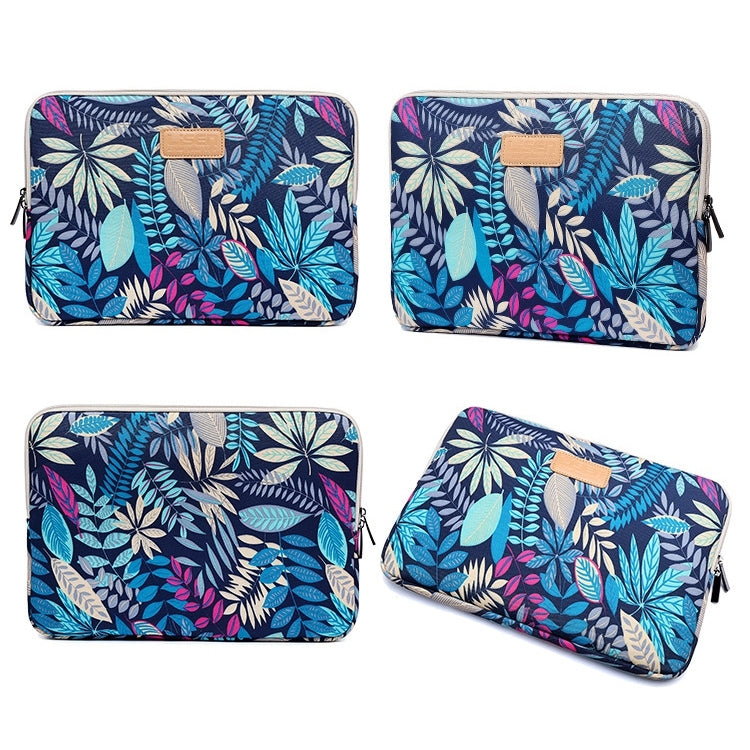 Lisen 7.0 inch Sleeve Case Colorful Leaves Zipper Briefcase Carrying Bag, 7.0 inch